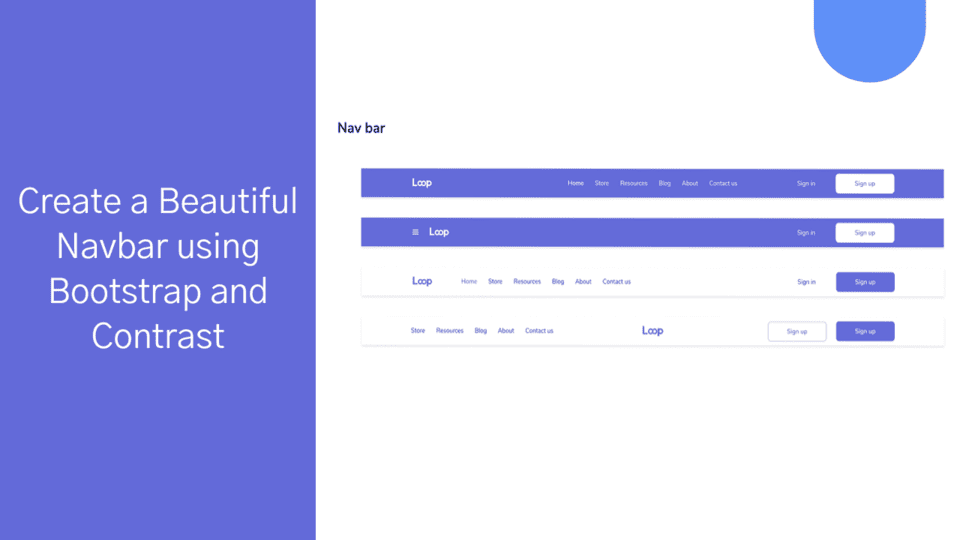 How To Make a Navbar in Bootstrap